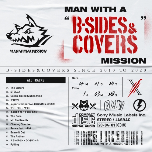 【送料無料】 CD/MAN WITH A MISSION/MAN WITH A ”B-SIDES&COVERS” MISSION/SRCL-11379