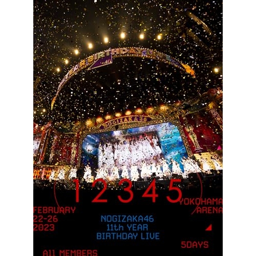BD / 乃木坂46 / 11th YEAR BIRTHDAY LIVE(5DAYS / FEBRUARY 22-26 2023)(Blu-ray) (本編ディスク5枚+特典ディスク1枚) (完全生産限定"豪華盤") / SRXL-480