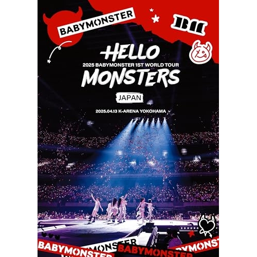 BD / BABYMONSTER / 1ST WORLD TOUR(HELLO MONSTERS) IN JAPAN ~2025.04.13 K-ARENA YOKOHAMA~(Blu-ray) (通常盤) / SRXL-614