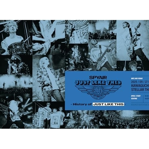 【送料無料】 BD/SPYAIR/JUST LIKE THIS 2025 - History of JUST LIKE THIS -(Blu-ray) (Blu-ray+CD) (完全生産限定盤...