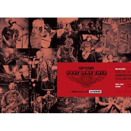 【送料無料】 BD/SPYAIR/JUST LIKE THIS 2025 - History of ANIME -(Blu-ray) (Blu-ray+CD) (完全生産限定盤)/AIXL-232