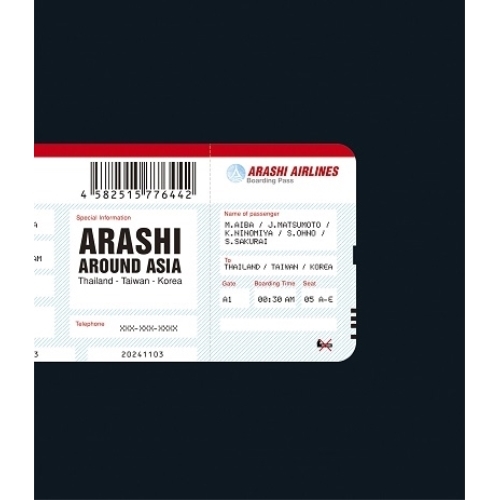 BD / 嵐 / ARASHI AROUND ASIA Thailand-Taiwan-Korea(Blu-ray) / LCXA-5502