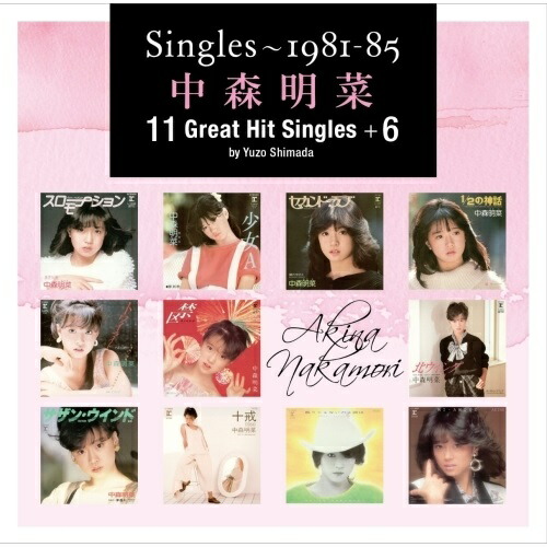 CD / 中森明菜 / Singles～1981-85 中森明菜 11 Great Hit Singles+6 by Yuzo Shimada (解説付) / WPCL-13437