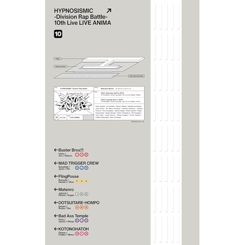 BD / オムニバス / ヒプノシスマイク-Division Rap Battle-10th LIVE(LIVE ANIMA)(Blu-ray) / KIXM-605