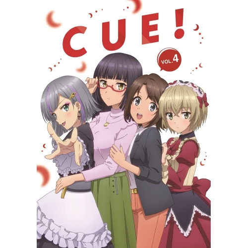 【送料無料】 BD/TVアニメ/TVアニメ「CUE!」 VOL.4(Blu-ray) (本編Blu-ray+特典Blu-ray+CD)/PCXG-60114