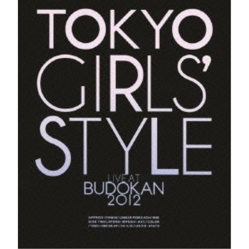 BD / 東京女子流 / TOKYO GIRLS' STYLE LIVE AT BUDOKAN 2012(Blu-ray) / AVXD-91676