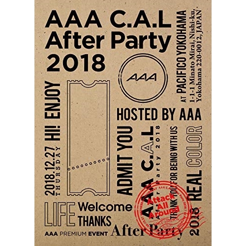 【送料無料】 DVD/AAA/AAA C.A.L After Party 2018 (DVD(スマプラ対応))/AVBD-92805