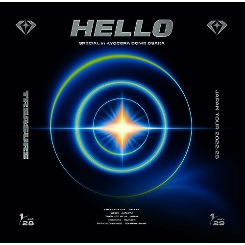 DVD / TREASURE / TREASURE JAPAN TOUR 2022-23 ～HELLO～ SPECIAL in KYOCERA DOME OSAKA (3DVD(スマプラ対応)) (初回生産限定版) / AVBY-97203